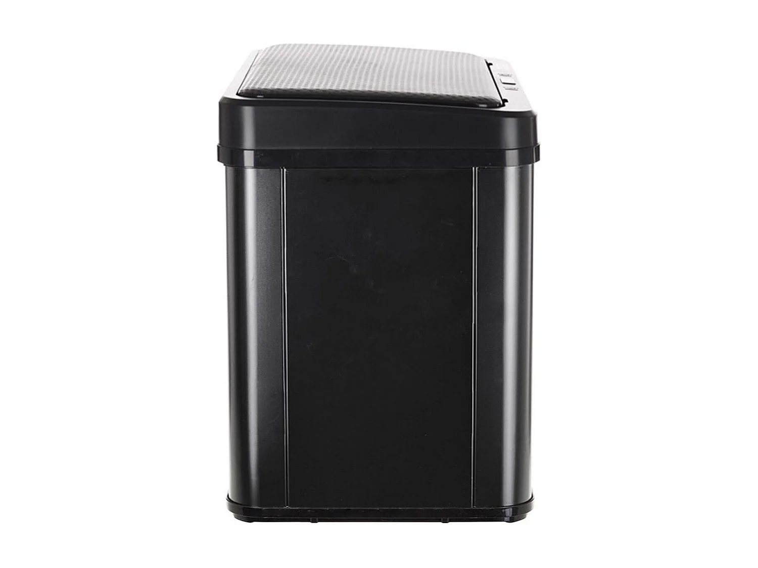 WELL HOME - Poubelle intelligente SANS pieds avec ouverture automatique et contact manuel 30L, 35,5x26x60cm, Noir