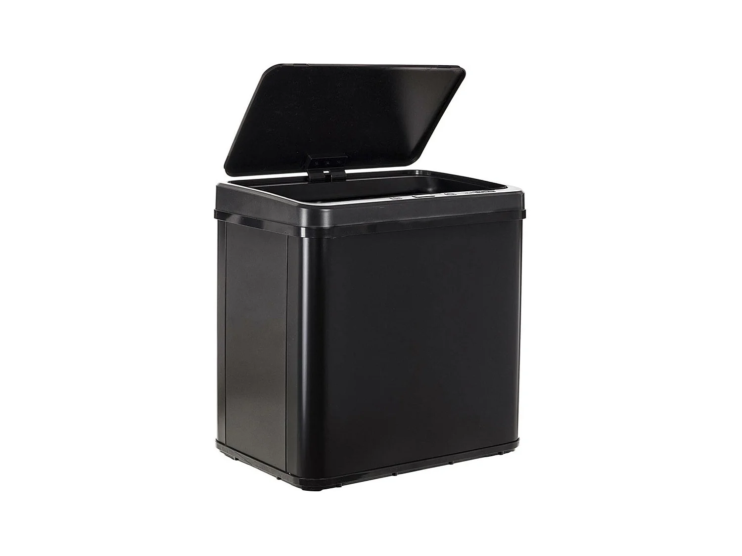 WELL HOME - Poubelle intelligente SANS pieds avec ouverture automatique et contact manuel 30L, 35,5x26x60cm, Noir