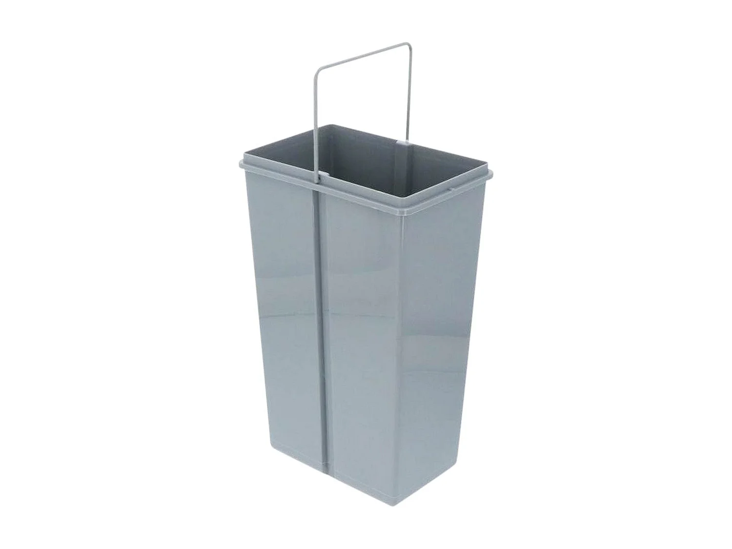 Conteneur de tri pour meuble de cuisine, poubelles sous évier 8L+5L, fixation par le bas et extraction manuelle, poubelles amovibles, avec couvercle
