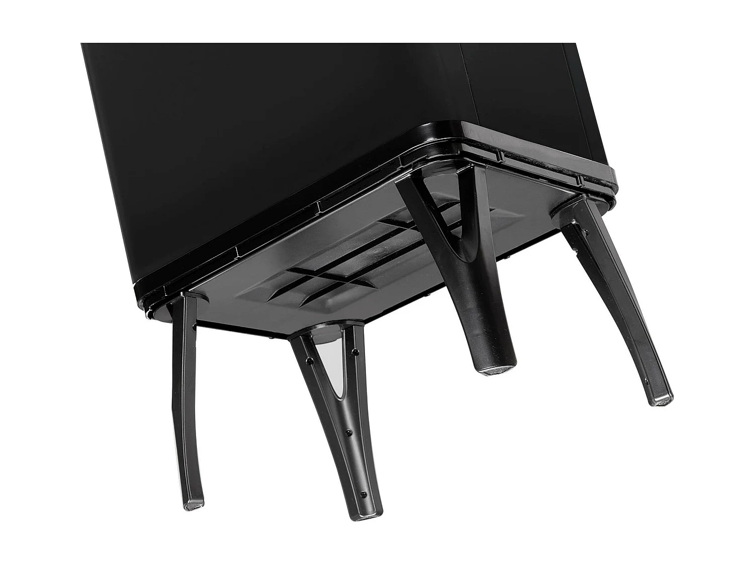 WELL HOME - Poubelle de Recyclage Intelligente à Ouverture Automatique et Contact Manuel 15L+15L 35,5x26x60cm Couleur Noir