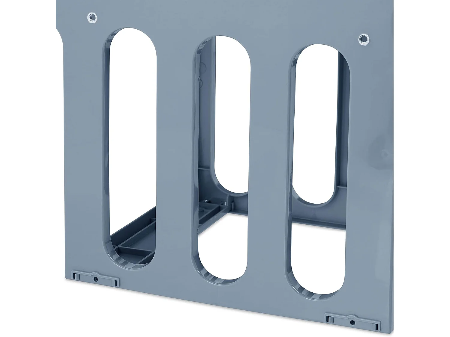 Conteneur de tri pour meuble de cuisine, 2 poubelles sous évier 8L, fixation par le bas et extraction manuelle, poubelles amovibles, avec couvercle