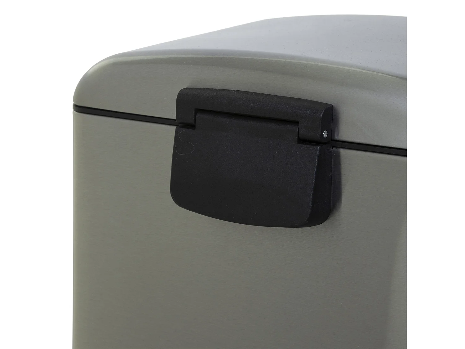 WELL HOME - Poubelle / poubelle / conteneur à déchets avec pédale en métal 30 L