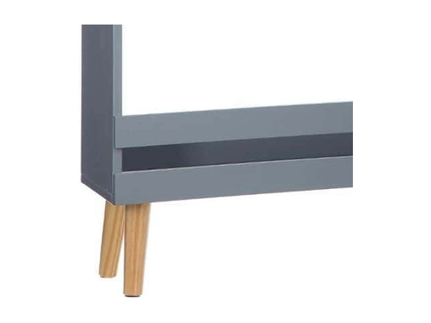 WELL HOME - Bibliothèque enfant 3 étagères gris