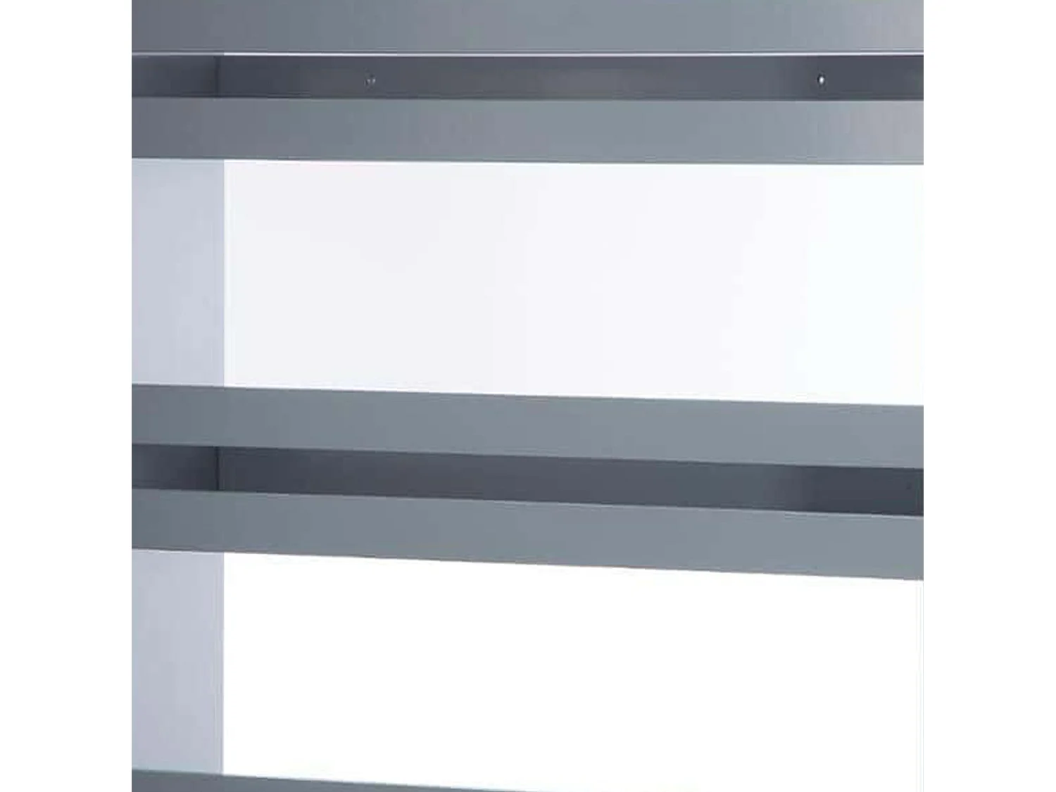 WELL HOME - Bibliothèque enfant 3 étagères gris