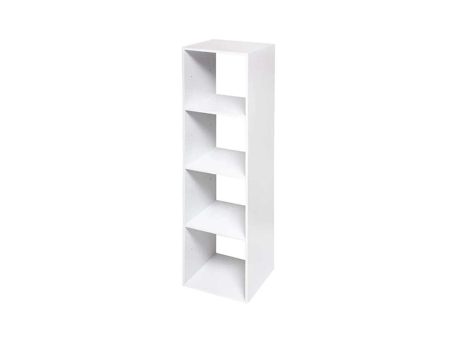 WELL HOME - Etagère 4 compartiments Top Mix Blanc