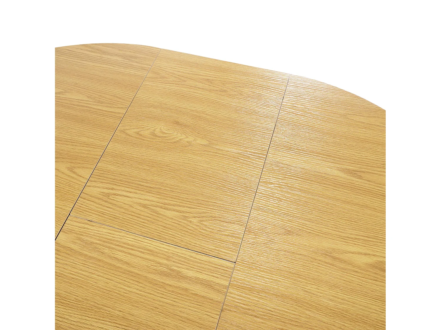 Table extensible circulaire en hêtre blanc Well Home 90-120 cm