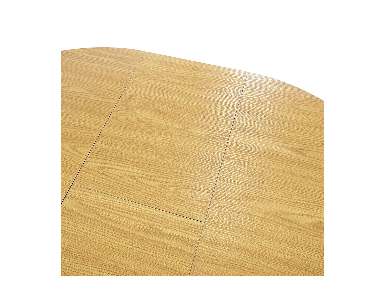 Table extensible circulaire en hêtre blanc Well Home 90-120 cm