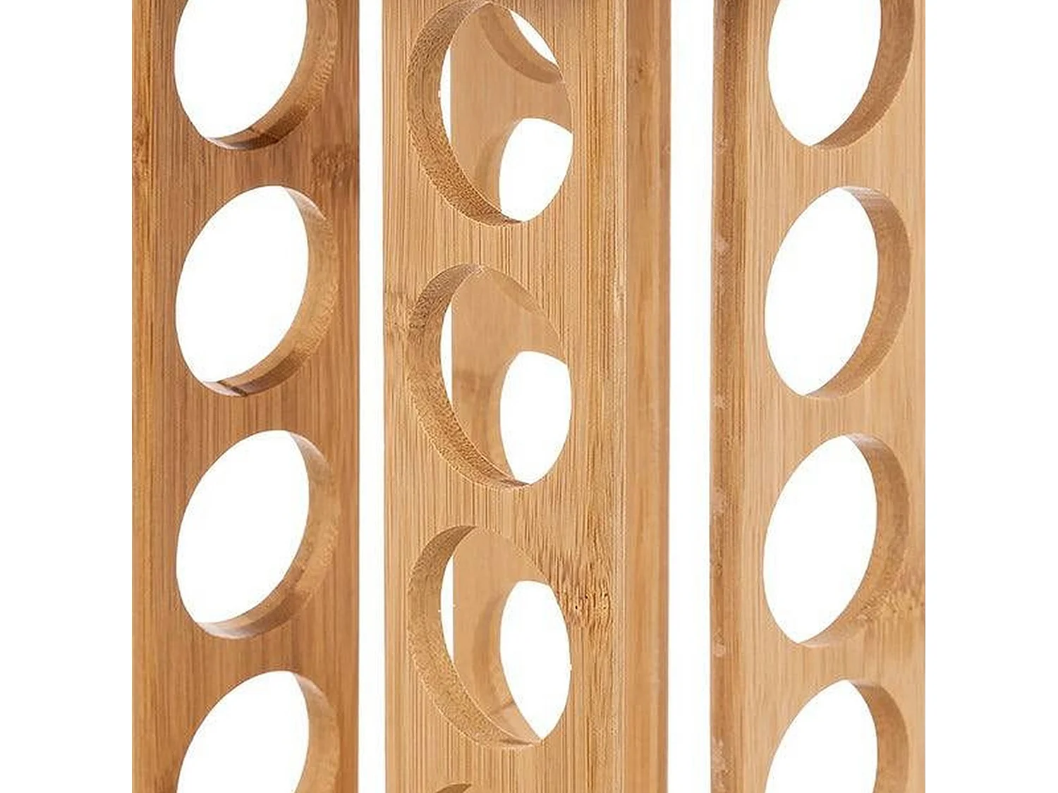 WELL HOME - Étagère à épices rotative pour 16 épices en bambou