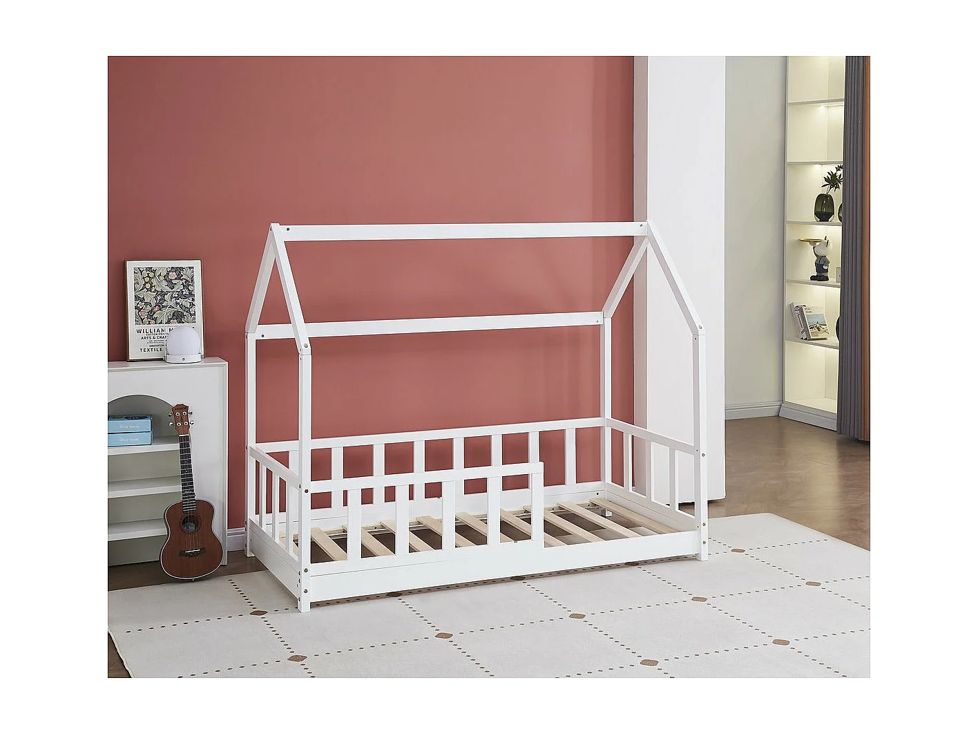 Houten "Charlotte" Wit 80 x 160 cm bedhuis