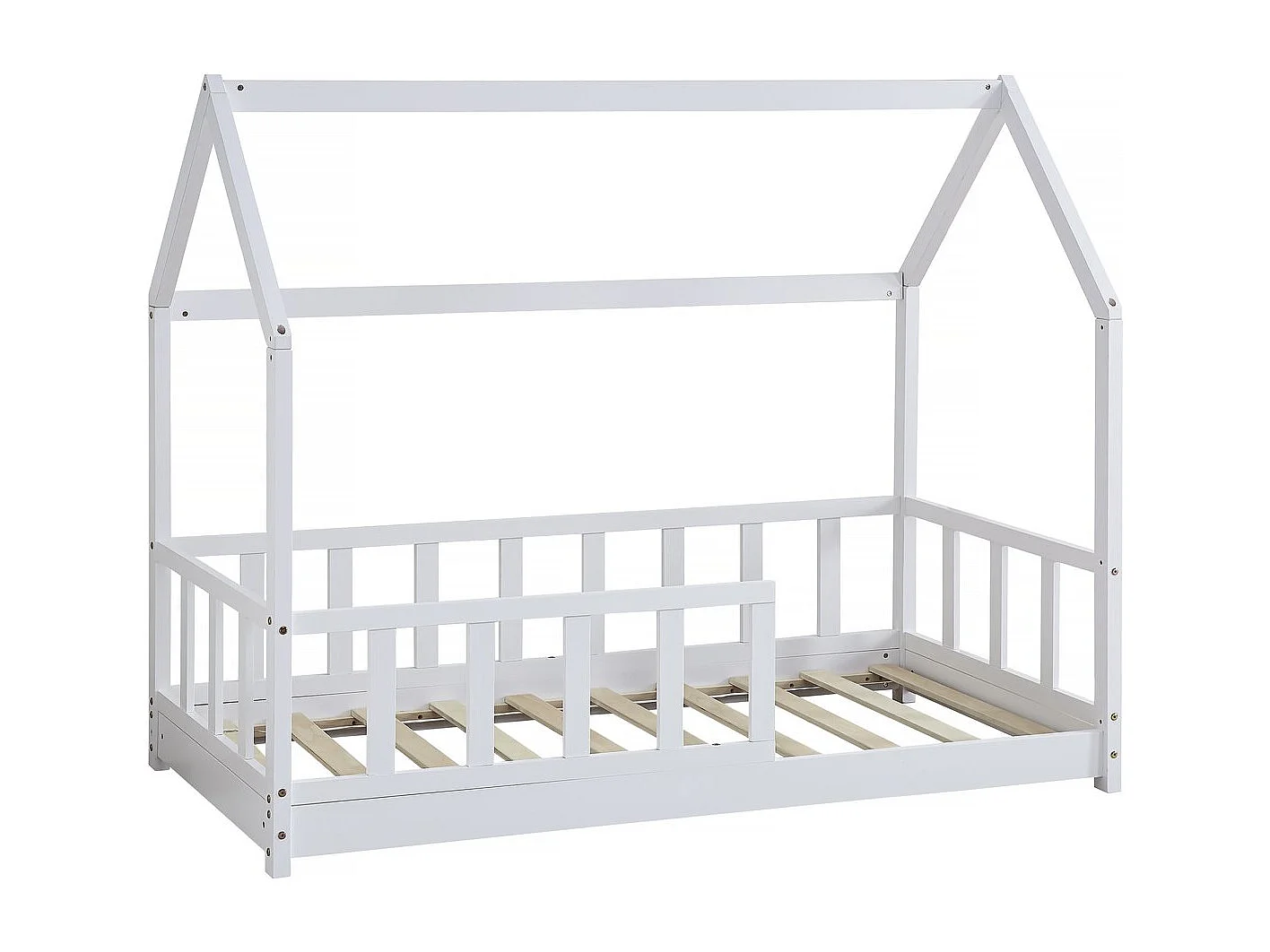 Houten "Charlotte" Wit 80 x 160 cm bedhuis