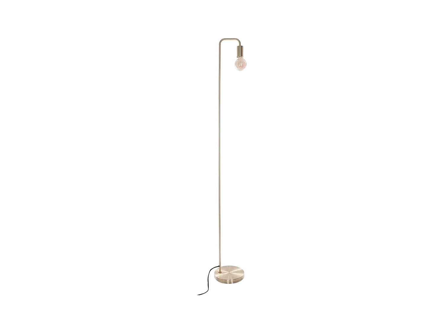 WELL HOME - Lampadaire en métal doré H.150