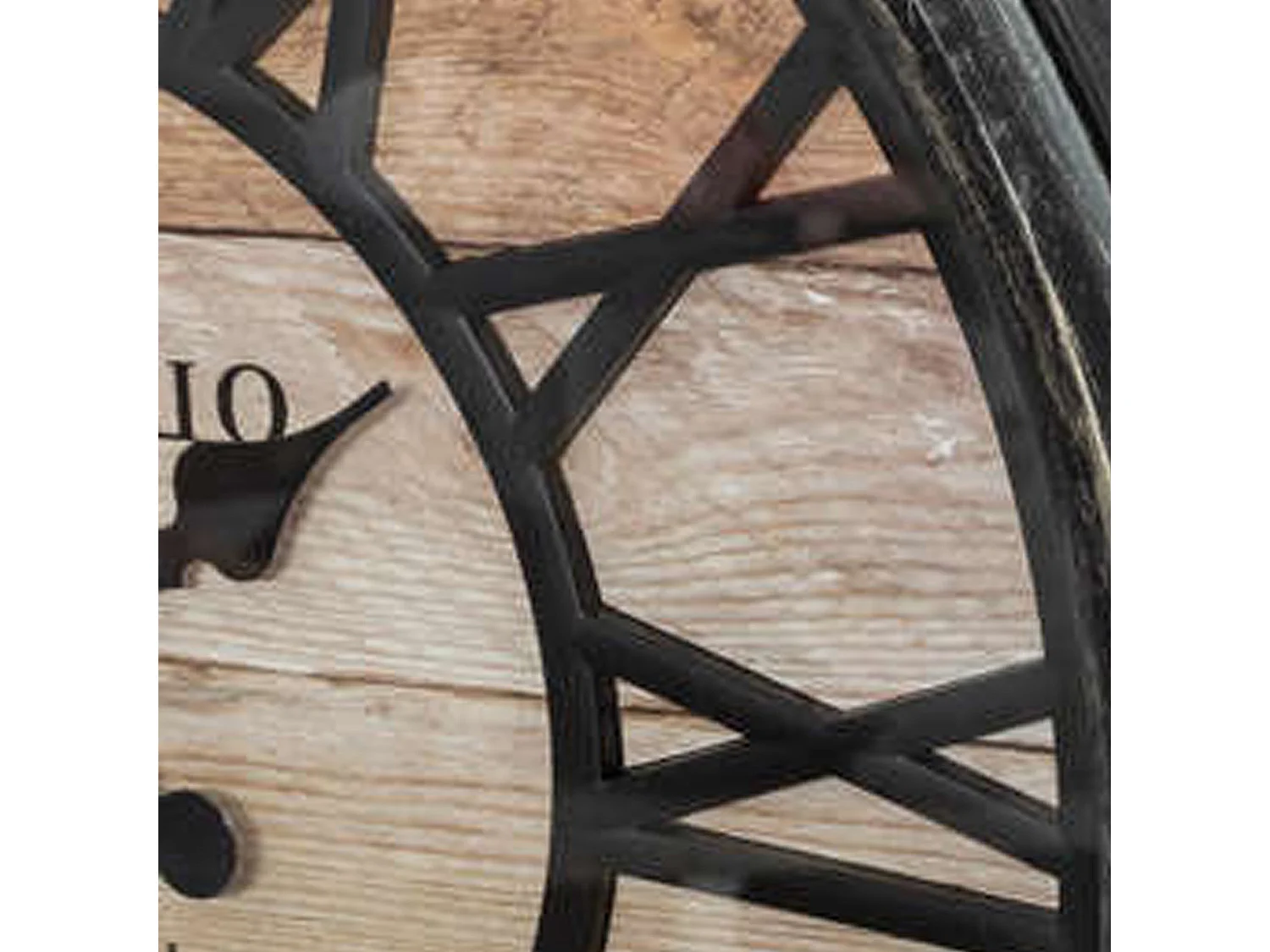 WELL HOME - Horloge décorative en relief en plastique Ø49x5cm