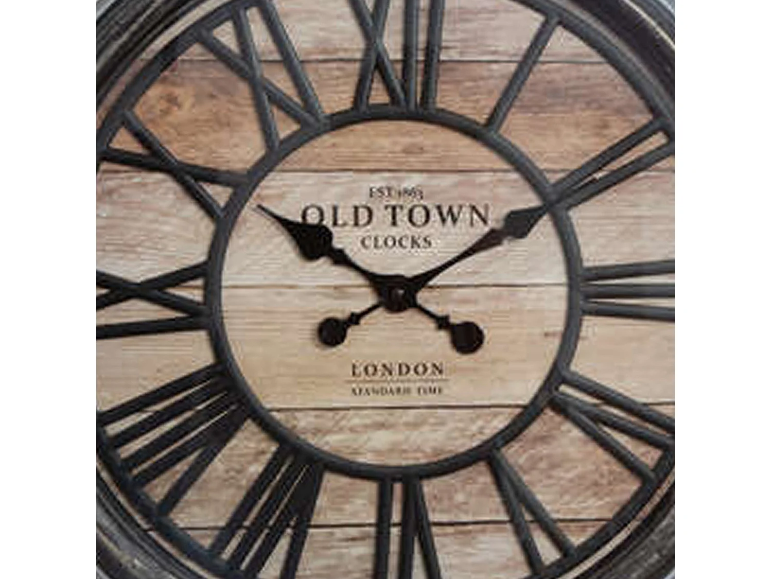 WELL HOME - Horloge décorative en relief en plastique Ø49x5cm