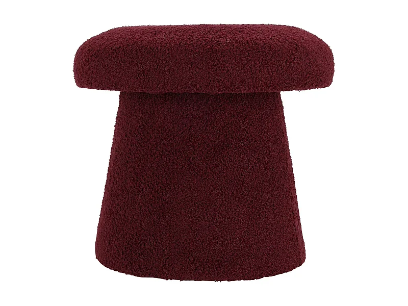 Tabouret champignon bordeaux 'Teddy' Well Home Ø43x38cm