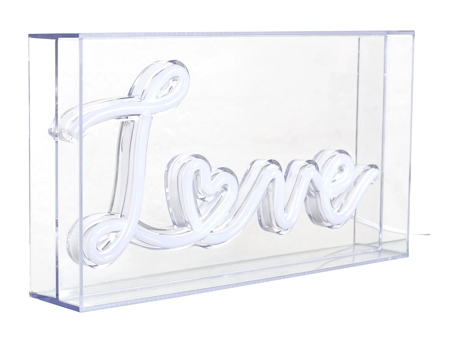 Lampe Acrylique Led Love Rose