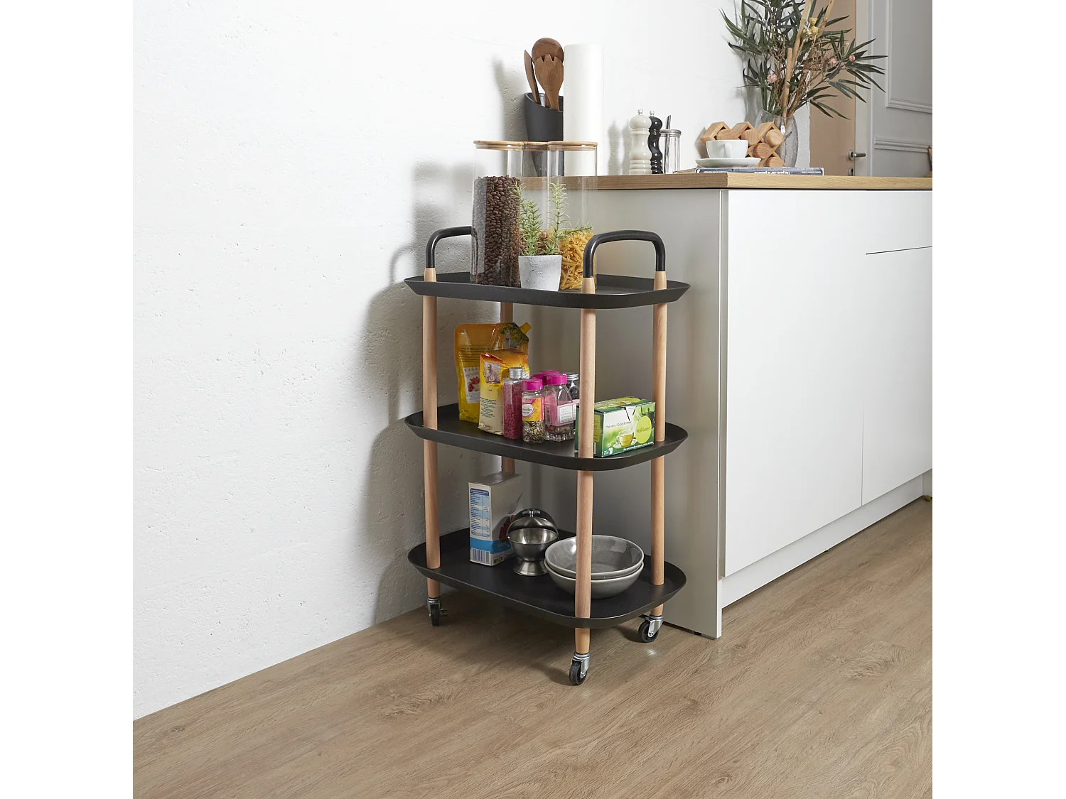 Desserte Kaleo Noir Noir, Marron