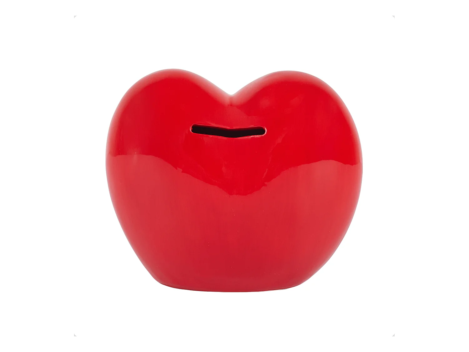 Tirelire Cœur Kawaii Rouge