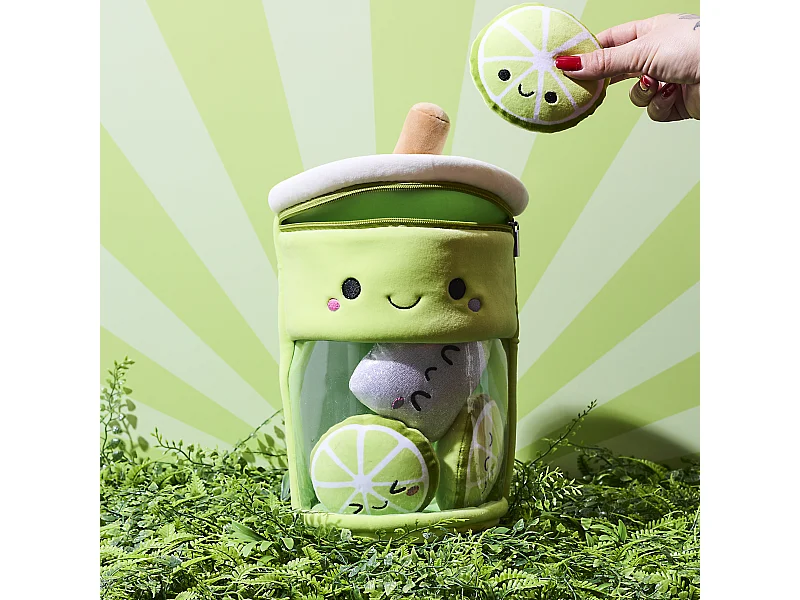 Peluche Bubble Tea Kawaii Citron Vert