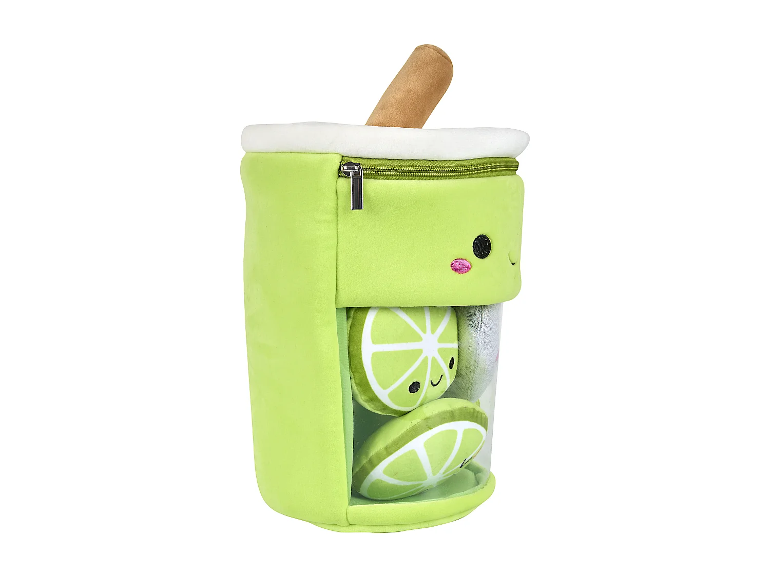 Peluche Bubble Tea Kawaii Citron Vert