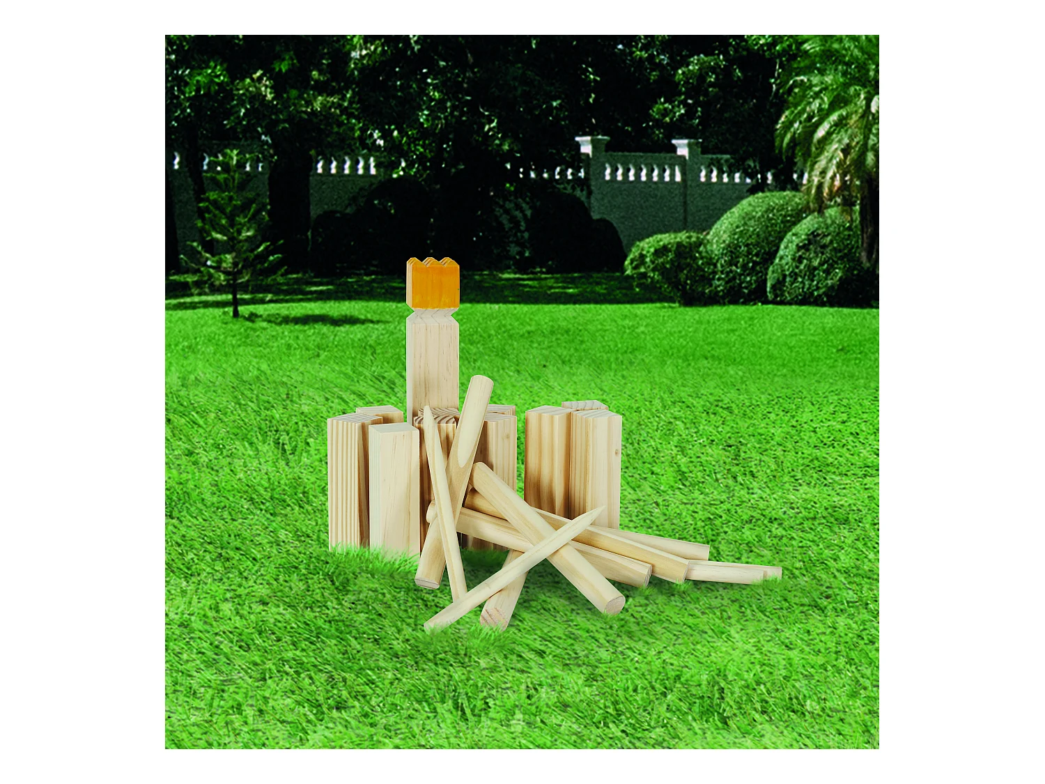 Jeu Du Kubb M6 Marron