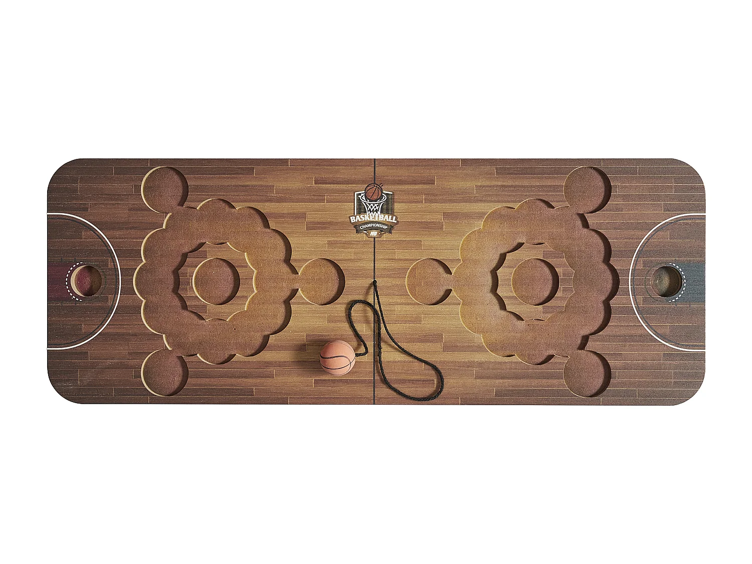 Jeu A Boire Beer Pong Catapulte Noir, Blanc, Marron