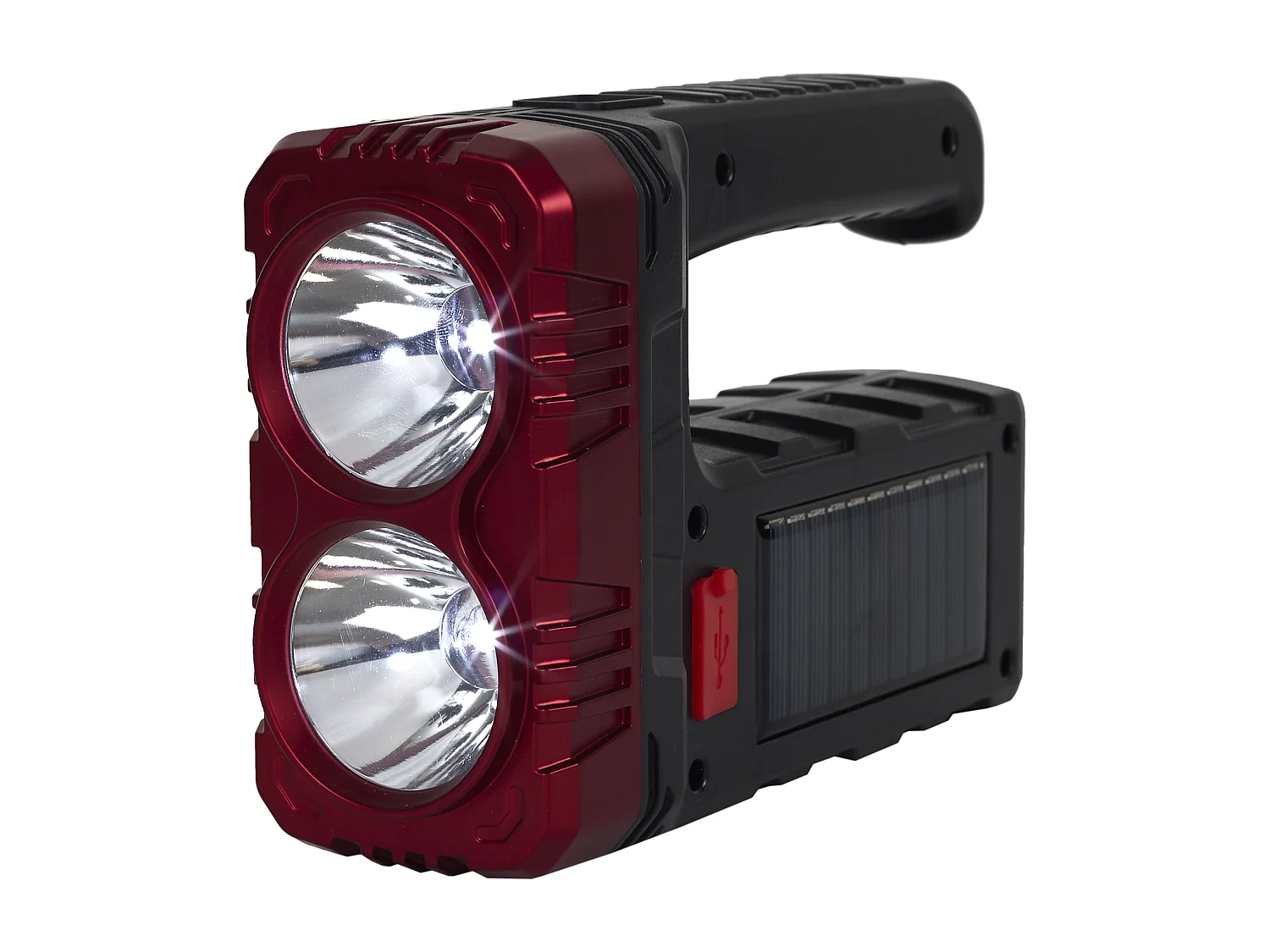 Luminaire Cob Utilitaire Solaire Noir