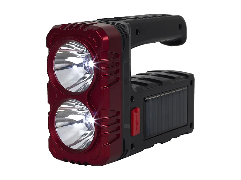 Luminaire Cob Utilitaire Solaire Noir