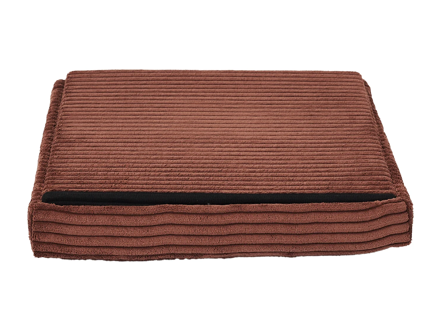 Coffre Pouf Pliable Cotele Scott Terra Orange