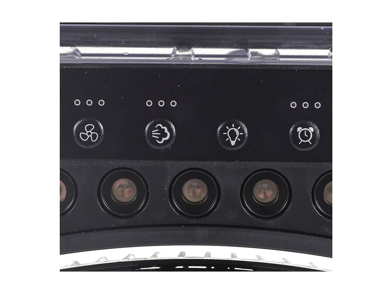 Ventilateur Brumisateur Led Retro Noir