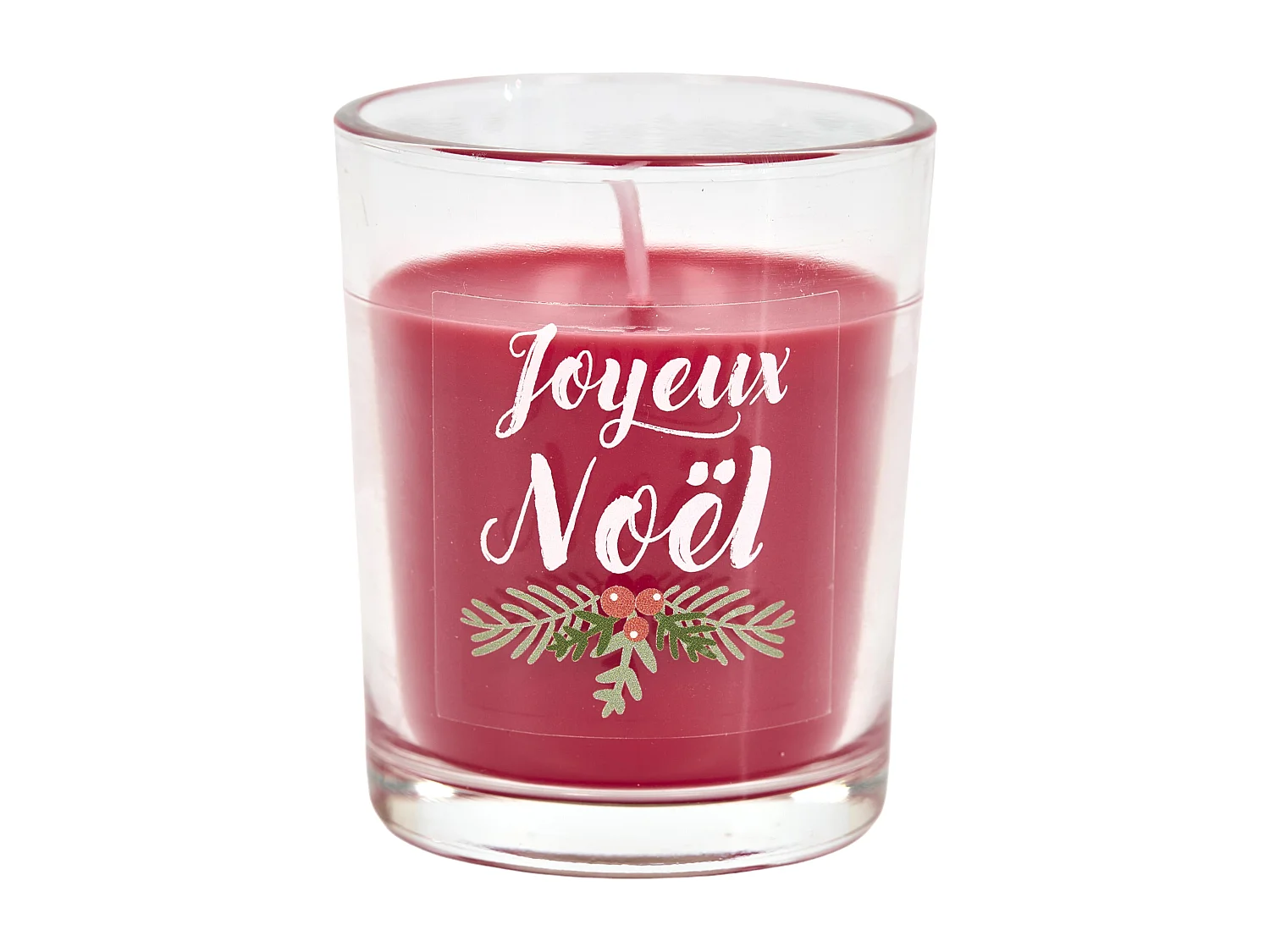 Calendrier Bougie Parfumee X24 Noel Gingerbread Marron, Rouge
