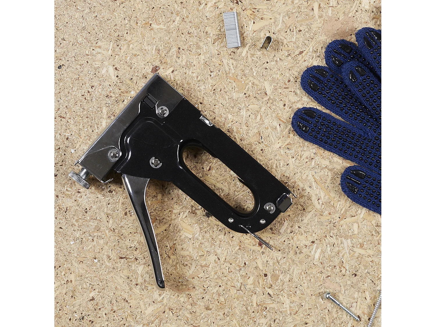 Agrafeuse Manuelle M12 avec 300 Agrafes - Noir