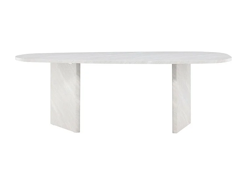 Table à Manger Design "Grönvik" 220cm Blanc