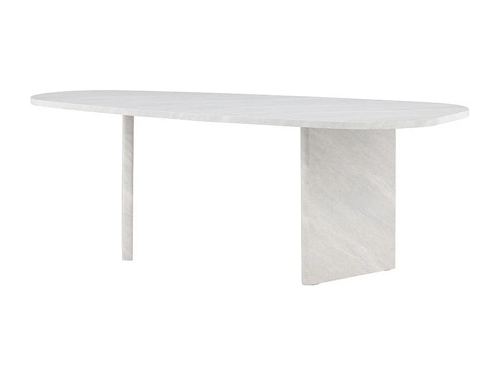 Table à Manger Design "Grönvik" 220cm Blanc