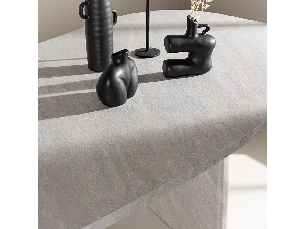 Table à Manger Design "Grönvik" 220cm Blanc