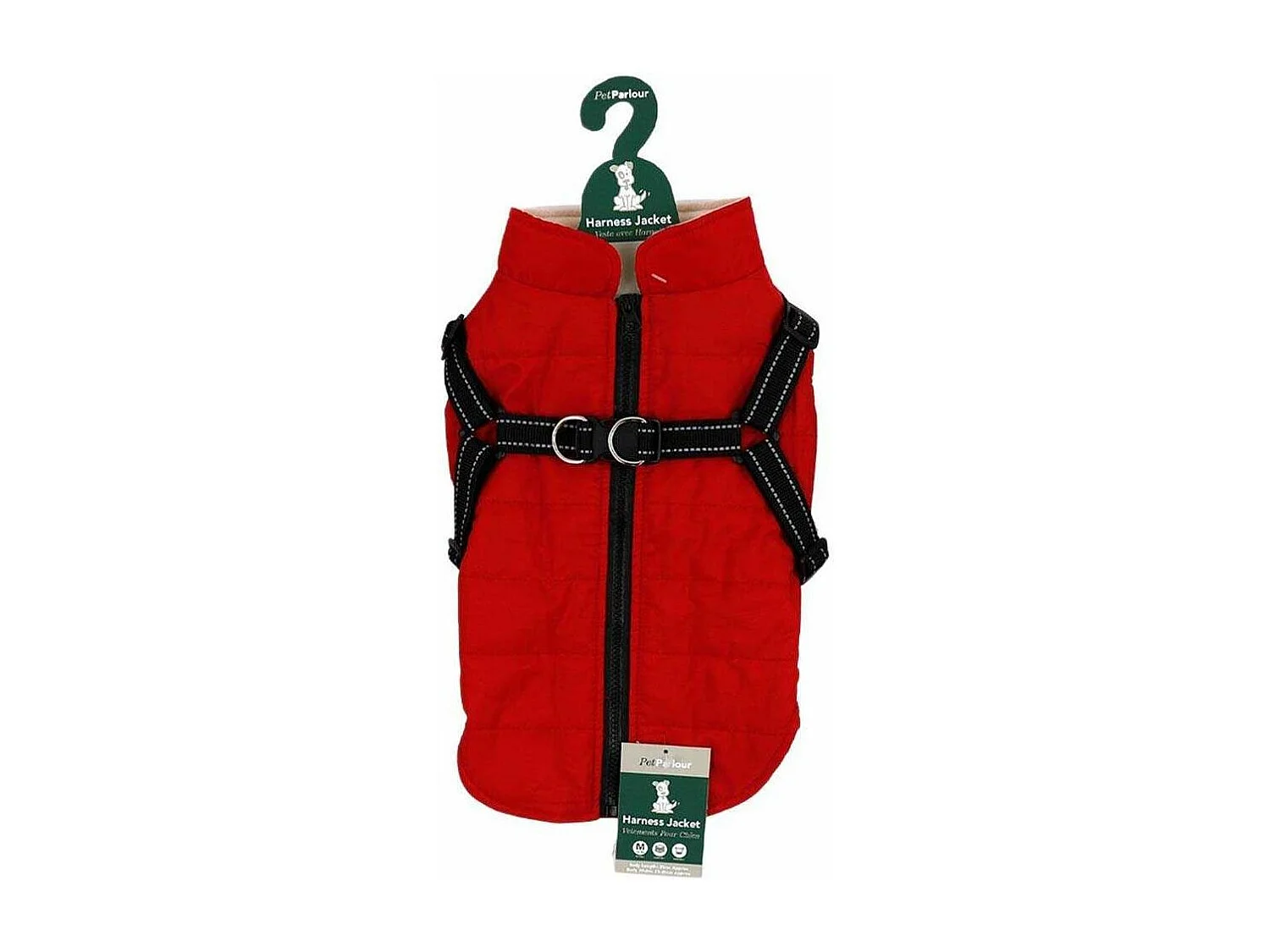 Veste harnais pour chien 35 cm Rouge