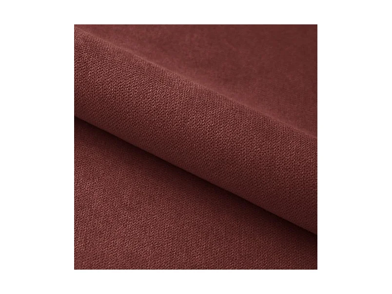 Canapé d'angle LOTTA, 258x212cm, avec fonction de couchage et revêtement de haute qualité - idéal pour petites et grandes pièces, à gauche, BOURGOGNE