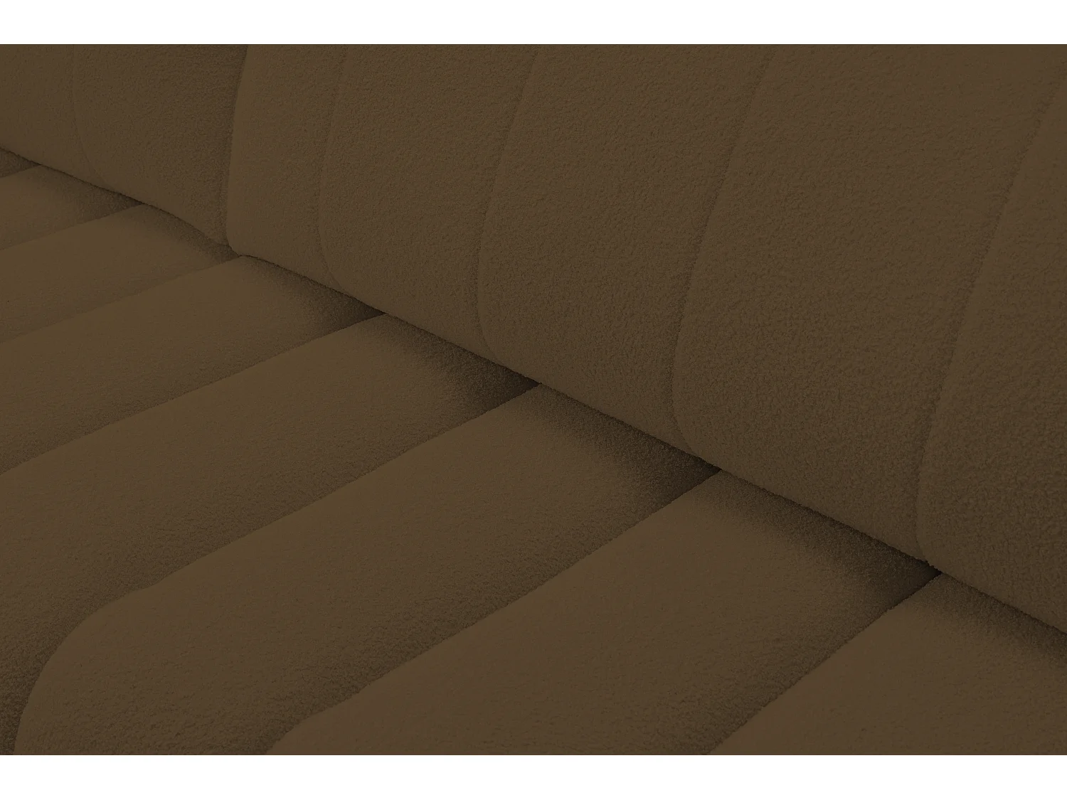 Hoekbank met slaapfunctie BALOO - Modern design, hoge functionaliteit, comfortabele zitting, duurzame materialen, kleur donkerbruin, links