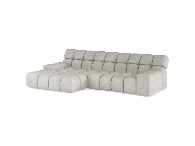 Ecksofa CAMPILE mit modernem Design, 297x180 cm, hohe Funktionalität, Komfortable Sitzfläche, Farbe Original, Links