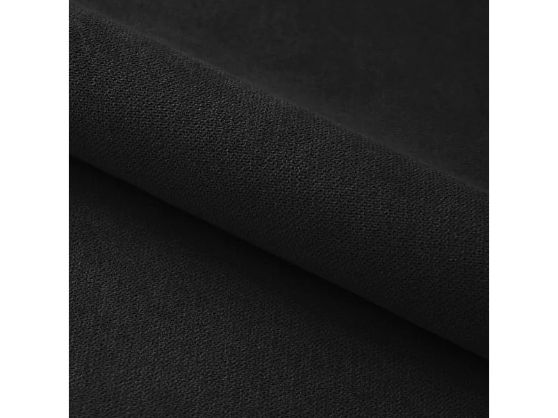 LOTTA Ecksofa mit ASTI-Stoffbezug, 258x212cm - elegantes Design, Schlaffunktion und viel Stauraum, rechts, SCHWARZ