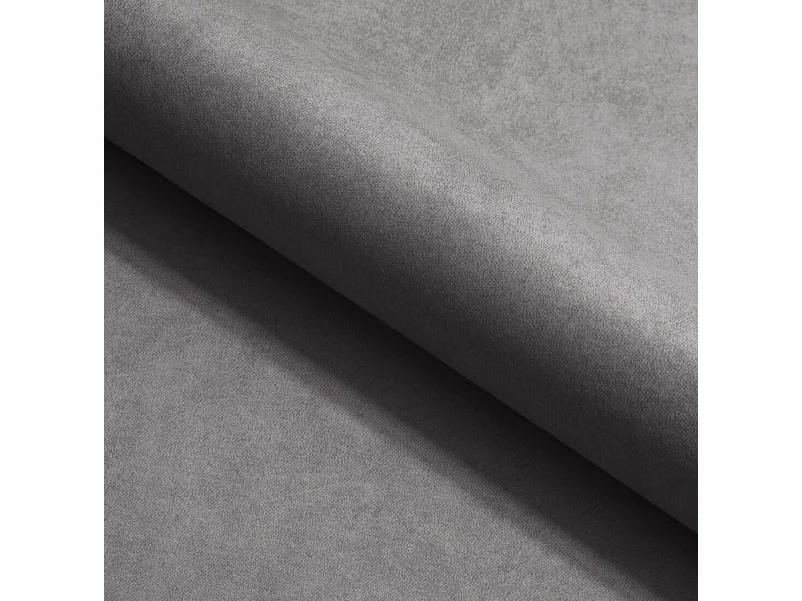 Ecksofa PABLO 279x201 cm, Bettkasten, Schlaffunktion, verstellbare Kopfstützen, Metallfüße, Stoff CLOUD, rechte Anordnung, dunkelgrau