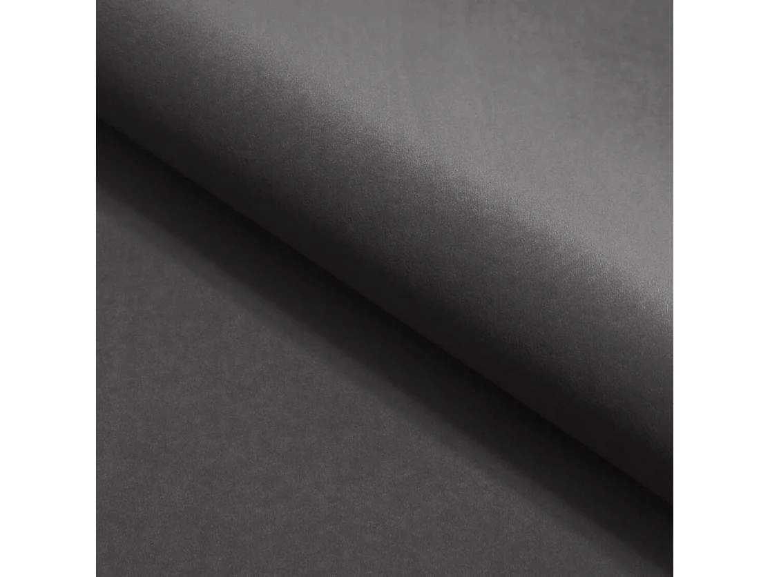 Hoekbank DOMO-HOME PLAZA L Electric uitvoering 300x216cm | Zwart Mat Velours, Rechts