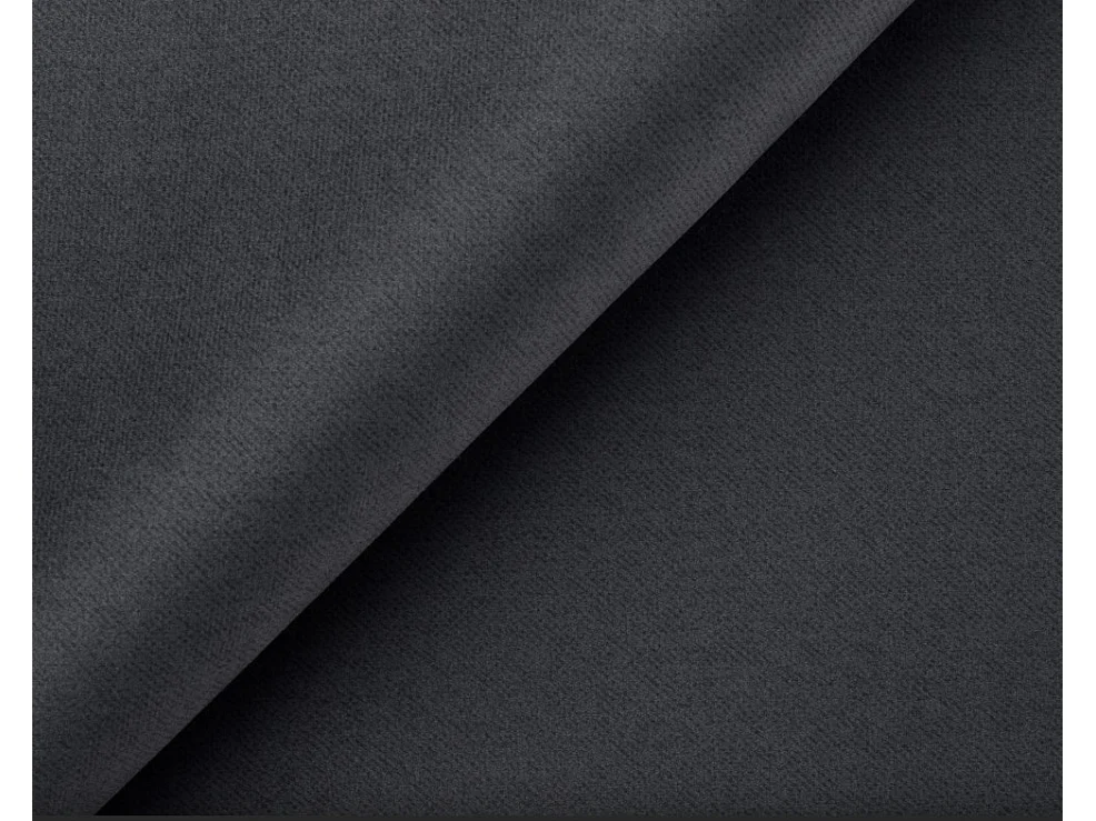 Lit continental BELIZE en chêne massif naturel, 180x200, matelas ergonomique avec surmatelas en mousse froide, déco bois, graphite