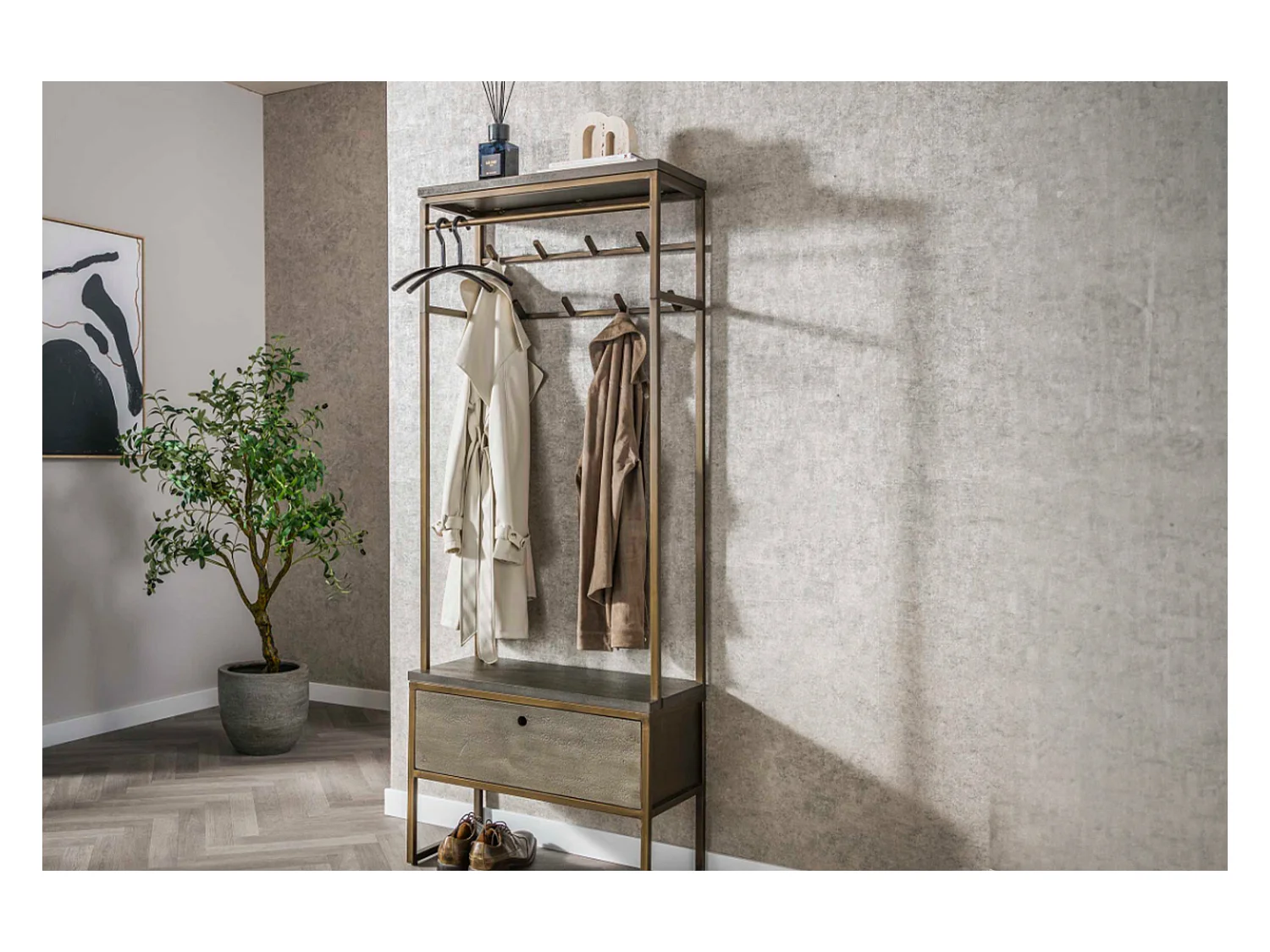 Garderobe - Brons Metaal - RISCA