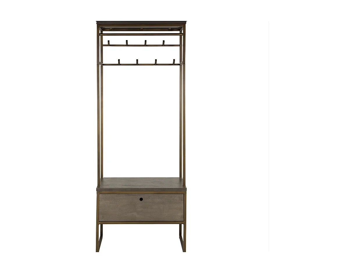 Armoire vestiaire - bronze métal - RISCA