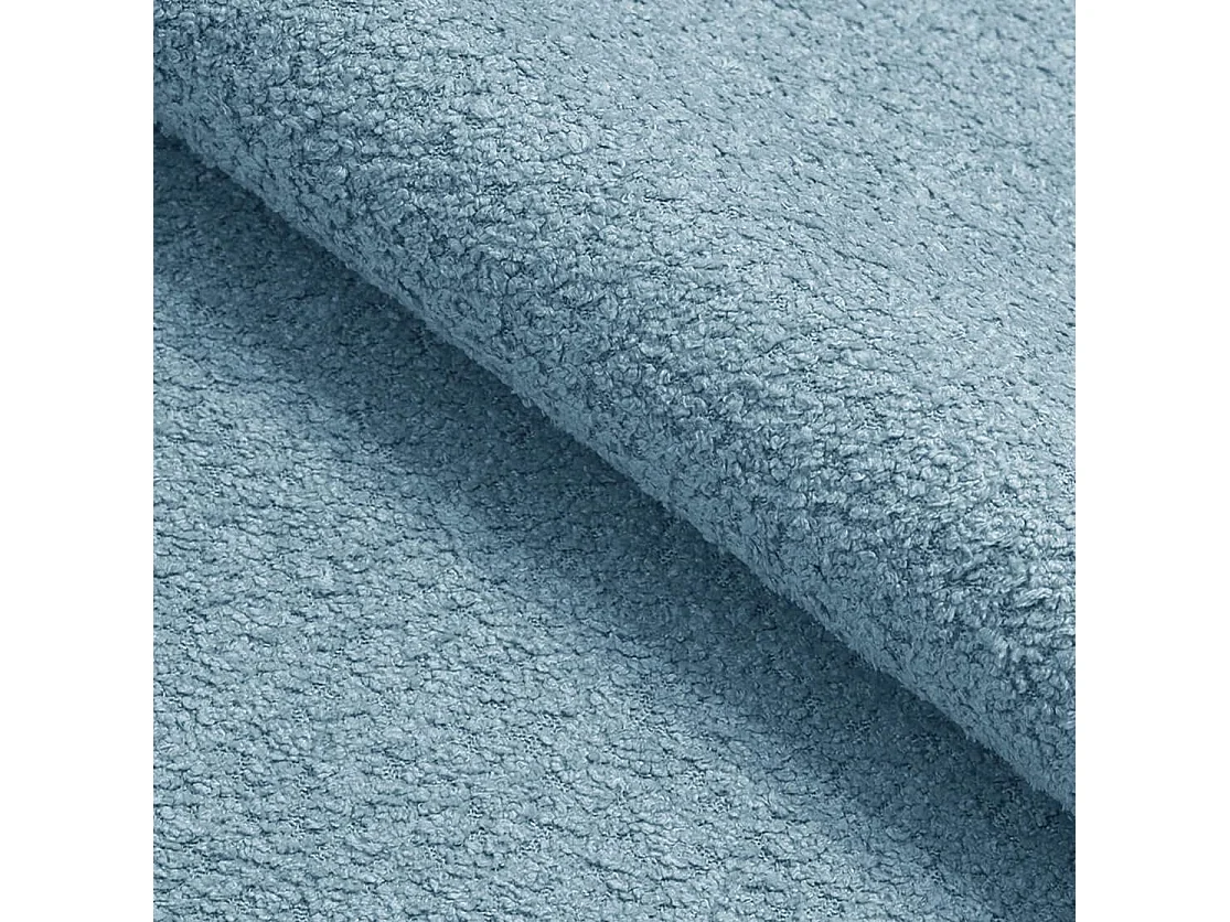 CATCH ME Sessel, Bequeme Polsterung, 3D-Stoff, Hohe Festigkeit, Details aus Holz, Hellblaue Farbe