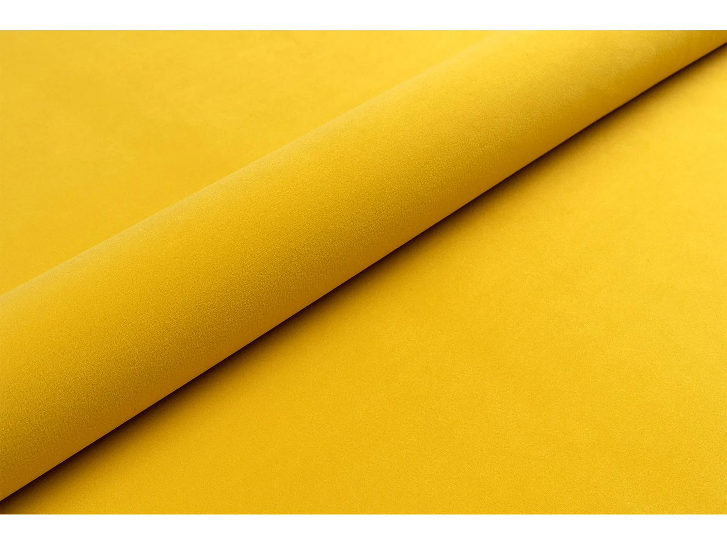 DomoHome - Mona I nowoczesne łóżko tapicerowane, eleganckie wezgłowie, praktyczna skrzynia, tkanina Abriamo 180x200 cm, żółty