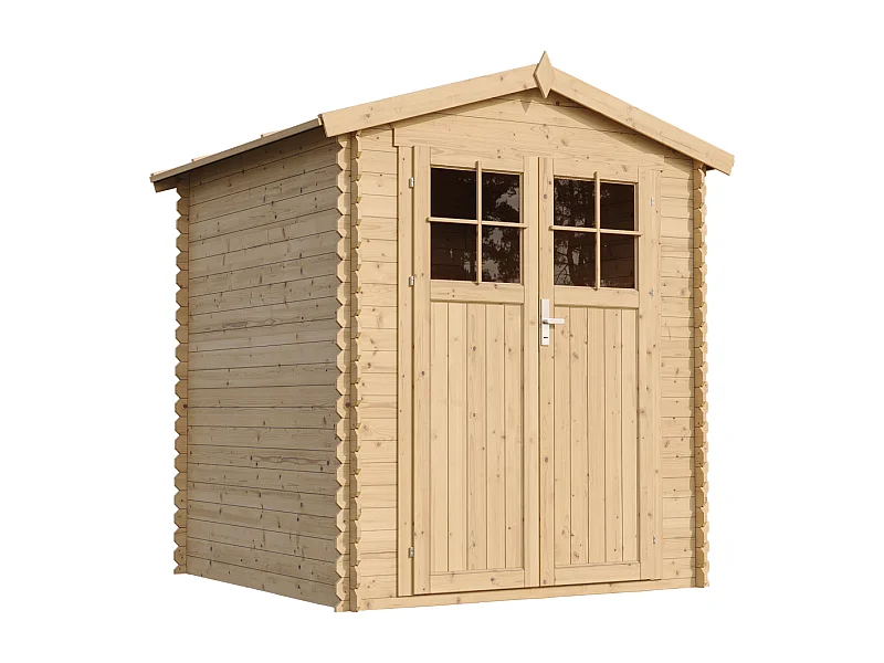 Holzhaus Gartenhaus- B196xL186xH218 cm/ 2,82 m2 - TIMBELA M320F+M320G