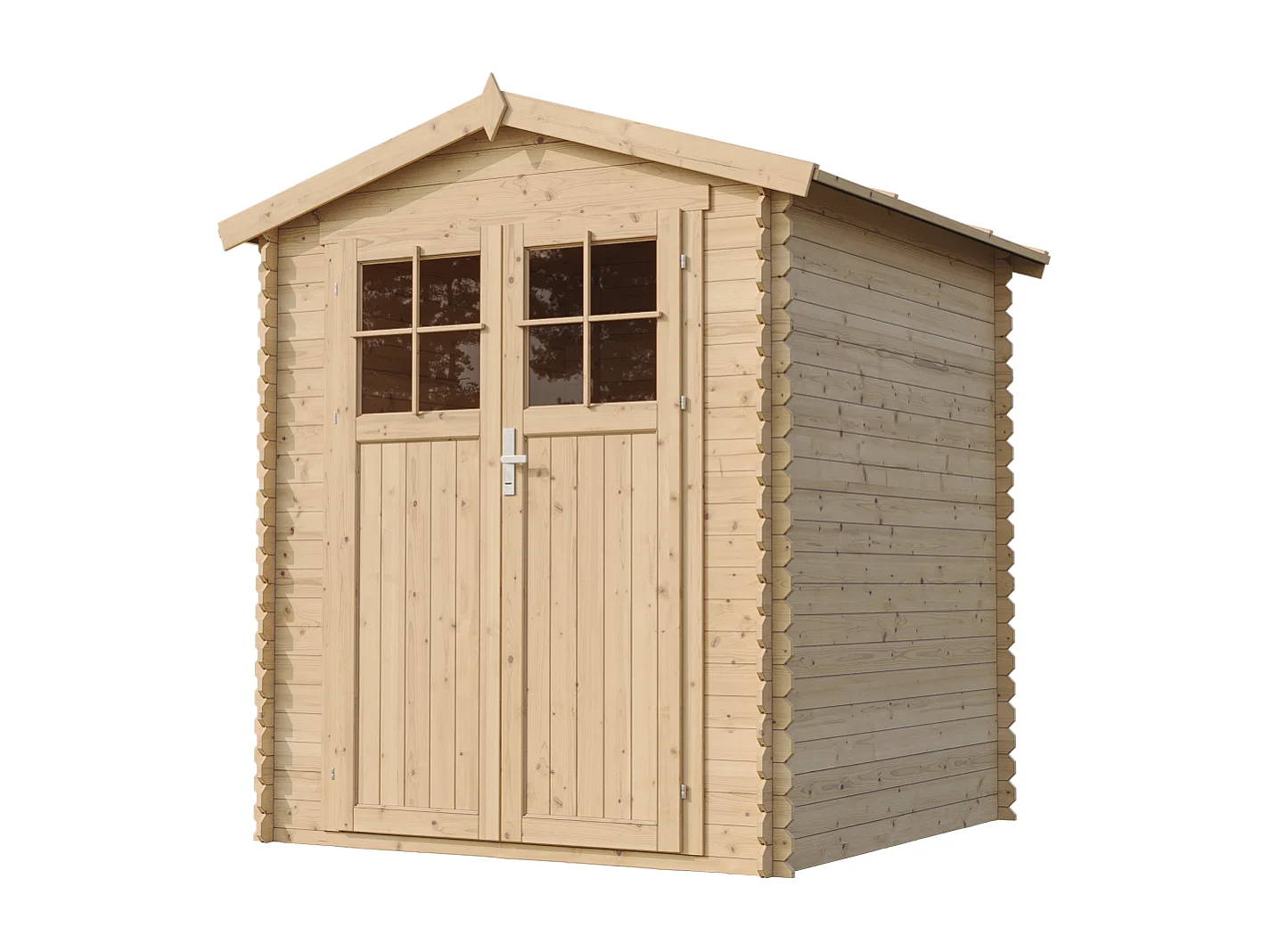 Holzhaus Gartenhaus- B196xL186xH218 cm/ 2,82 m2 - TIMBELA M320F+M320G