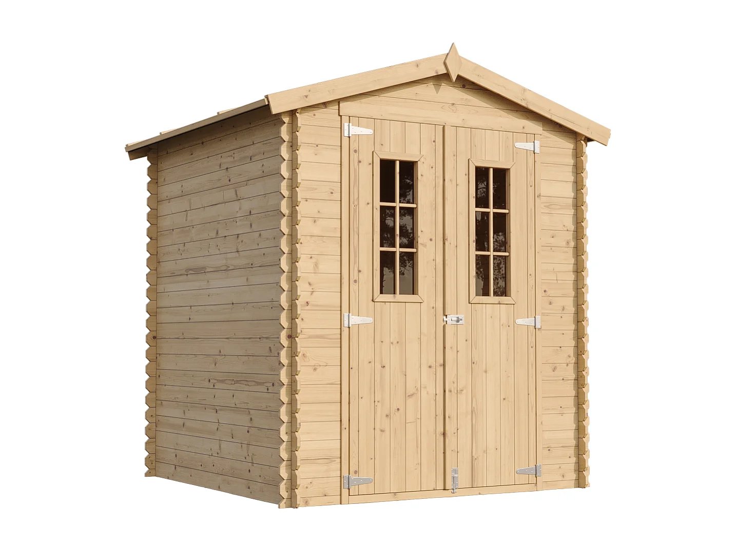 Holzhaus gartenhaus mit boden - B196xL186xH218 cm / 2.82 m² - M320C+M320G