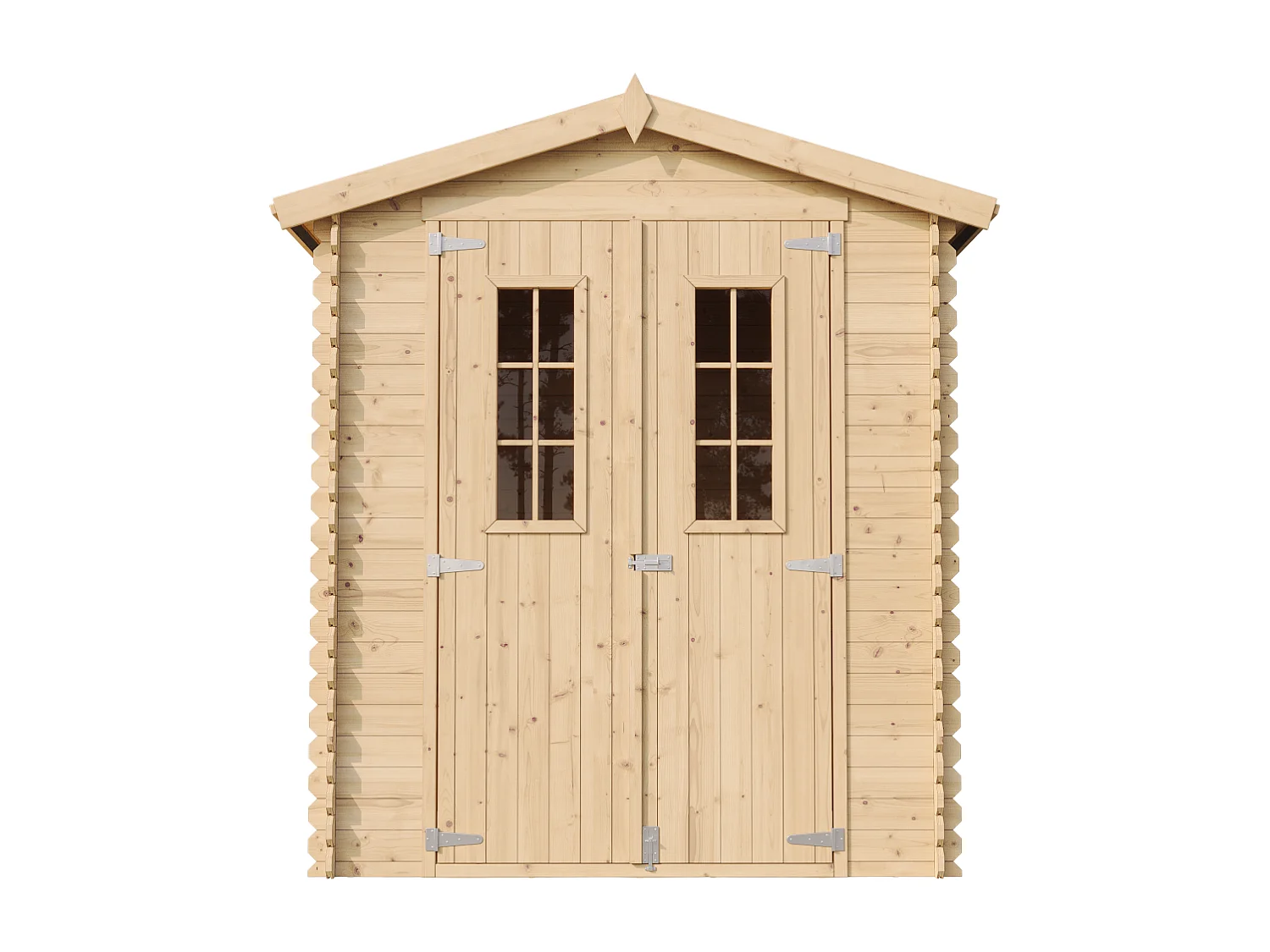 Holzhaus gartenhaus mit boden - B196xL186xH218 cm / 2.82 m² - M320C+M320G